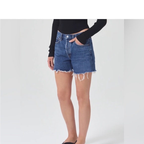 AGolde Parker Long Shorts Size 32 NWT - Picture 3 of 14